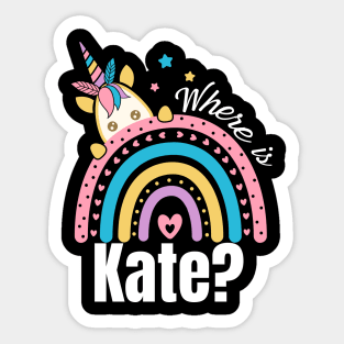 Where-is-Kate? Sticker